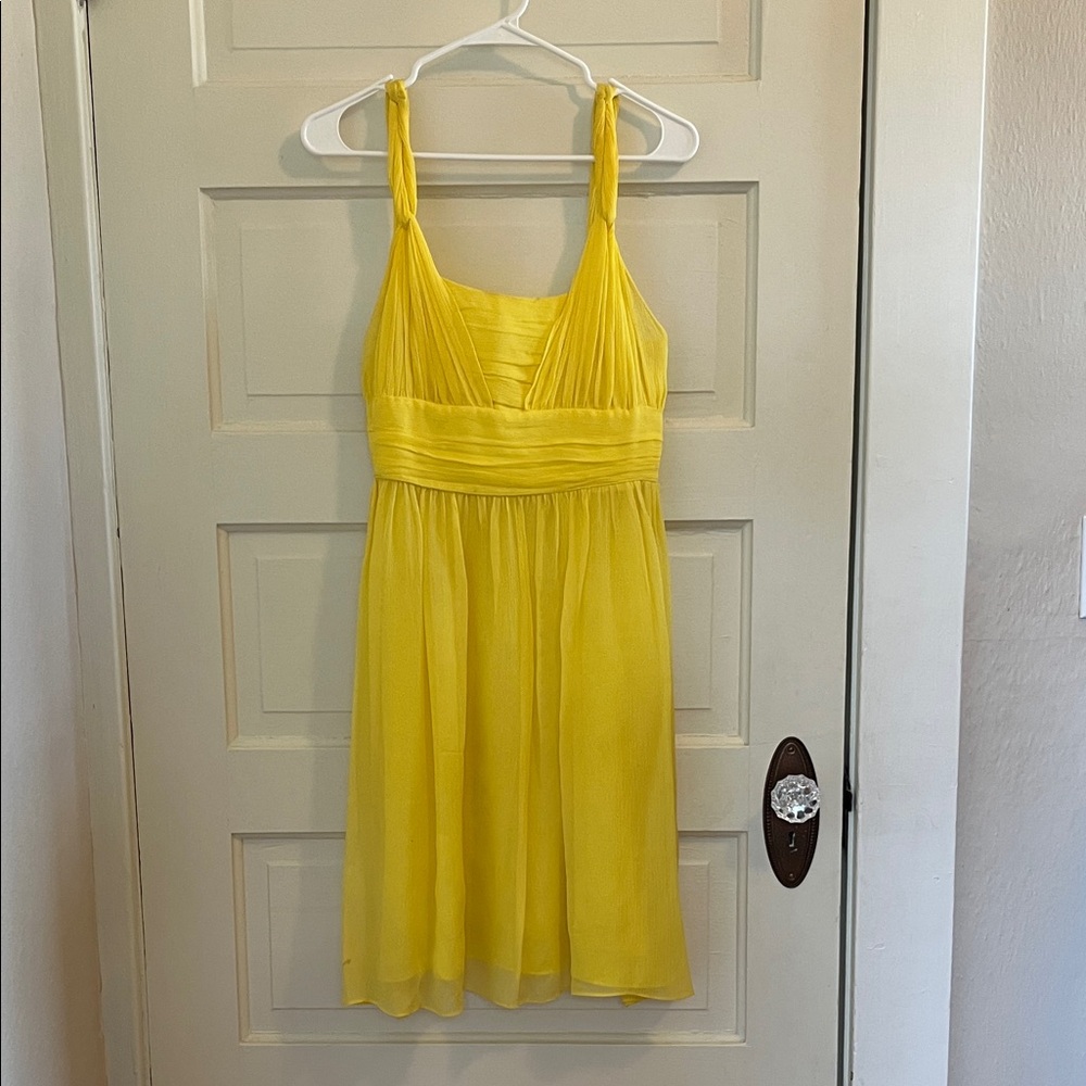 Banana Republic Vibrant Yellow Dress